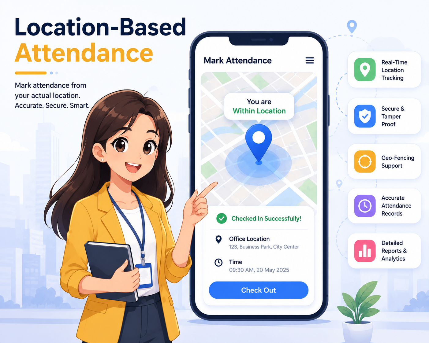 Location Attendance 3D